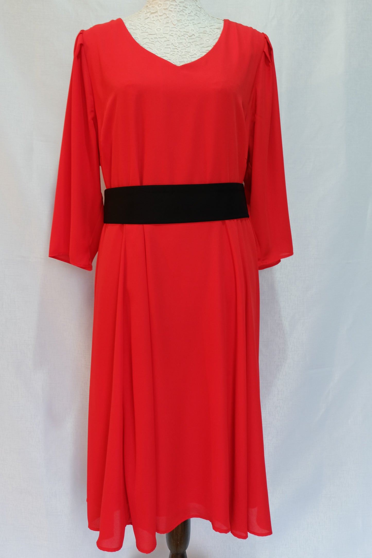 Vestido mujer rojo corto