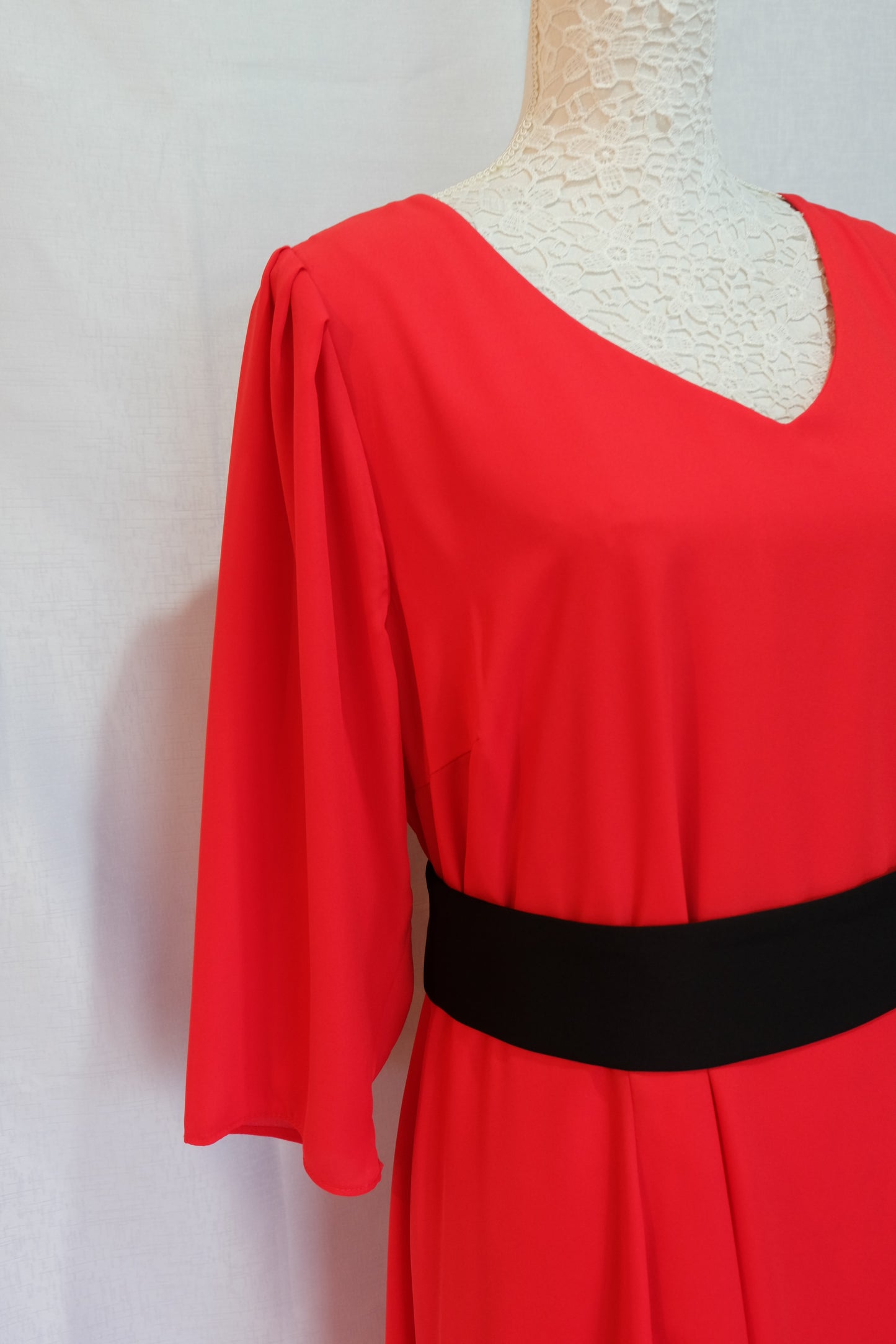 Vestido mujer rojo corto