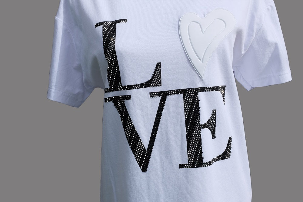 Camiseta blanca LOVE