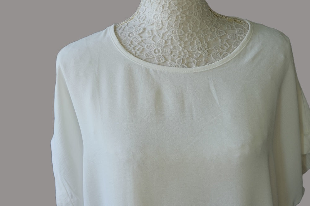 Blusa over size blanca