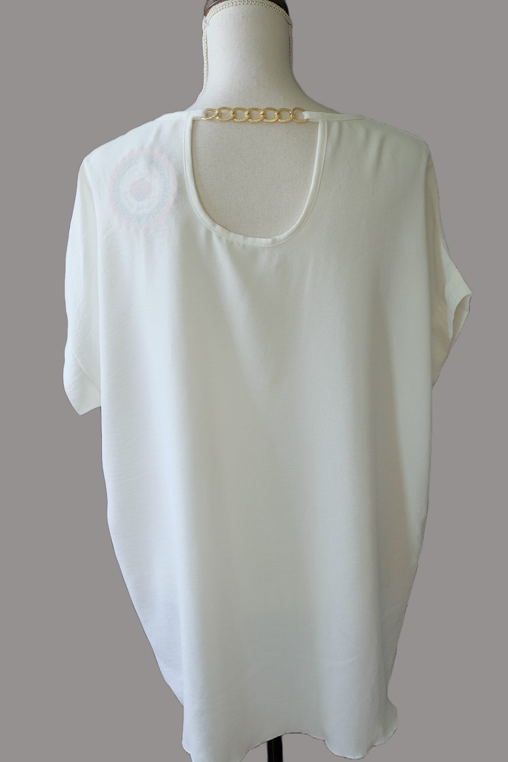 Blusa over size blanca